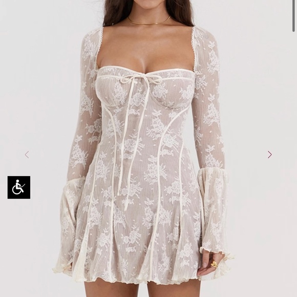 House of CB Dresses & Skirts - House of CB white bustier dress